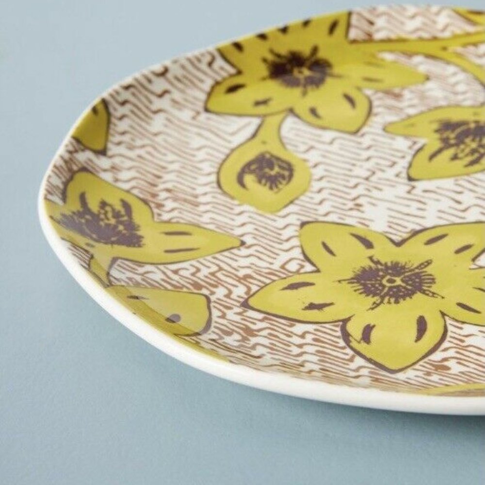 Set of 4 piece Anthropologie Macaria Dessert Plate - Picture 3 of 8